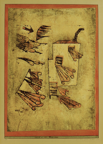 Feuerwind, 1923, 43. a Paul Klee