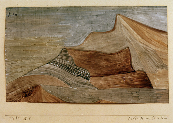 Gelaende im Sueden, 1933.65. a Paul Klee