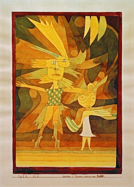 Genien (Figuren aus einem Ballett), a Paul Klee
