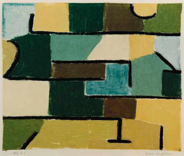 Turn green in the green a Paul Klee