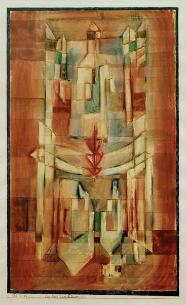 Das Haus zum Fliegerpfeil a Paul Klee