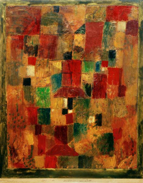 Herbstsonniger Ort, 1921.180 a Paul Klee