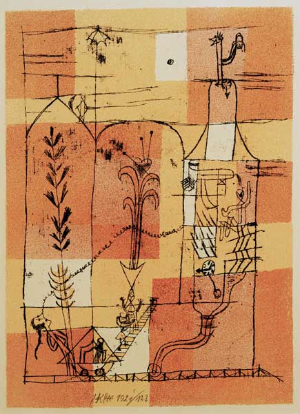 Hoffmanneske Scene, 1921, 123. a Paul Klee