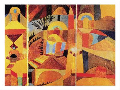 Il giardino del tempio - (PK-558) a Paul Klee