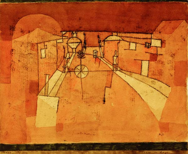 Strasse im Lager, 1923, 146. a Paul Klee