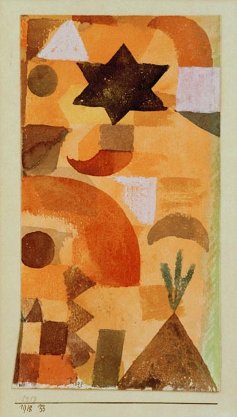 Vignette an Aegypten. 1918.33. a Paul Klee