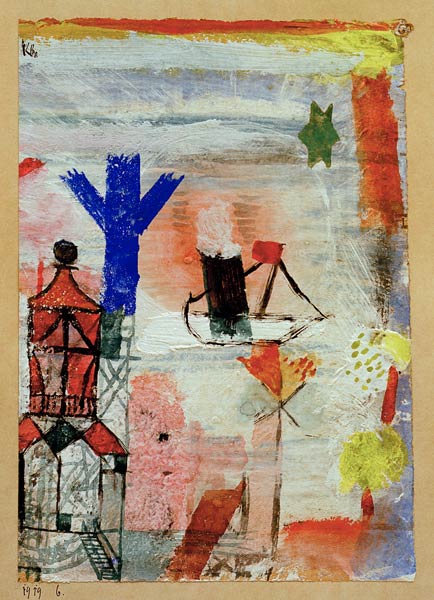 Kleiner Dampfer, 1919. a Paul Klee
