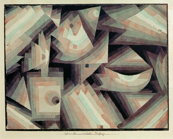Kristall-Stufung, 1921, 88. a Paul Klee