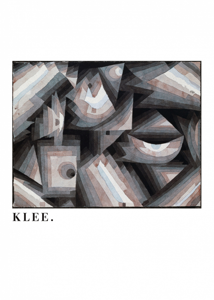 Crystal gradation 1921 a Paul Klee