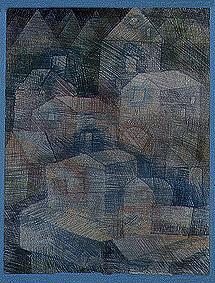 The last village in the /(pH) .-valley a Paul Klee