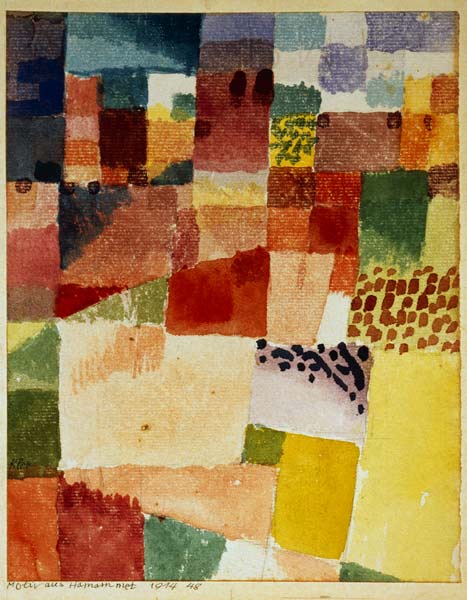 Motiv aus Hamammet, 1914. a Paul Klee