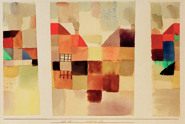 Noerdlicher Ort, 1923, 140. a Paul Klee