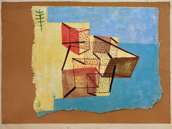 bebautes Ufer, a Paul Klee