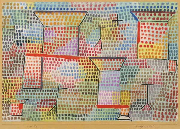 Crosses and columns a Paul Klee