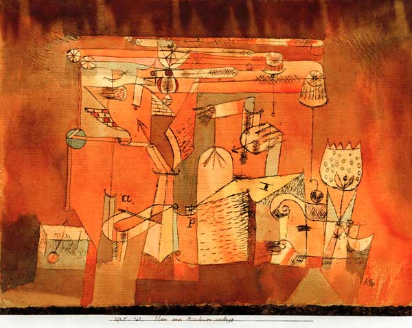 Plan einer Maschinenanlage, a Paul Klee