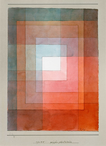 Bianco incastonato in polifonia, 1930, 140. a Paul Klee