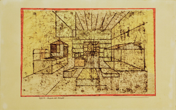 Raum der Haeuser, a Paul Klee