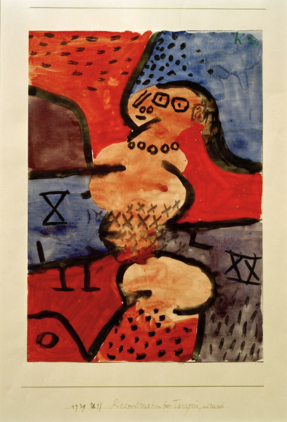Reconstruction einer Taenzerin, ein a Paul Klee