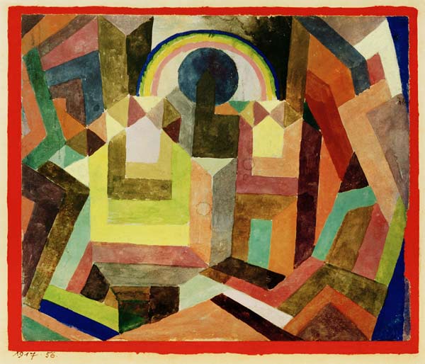 mit dem Regenbogen, 1917, 56. a Paul Klee