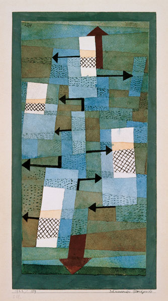 Schwankendes Gleichgewicht, 1922, 159. a Paul Klee