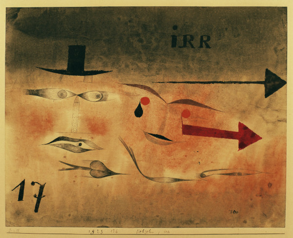 Siebzehn, irr (1923.136). a Paul Klee