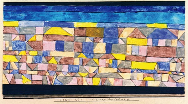 Suedliche Siedelung 1924.234. a Paul Klee