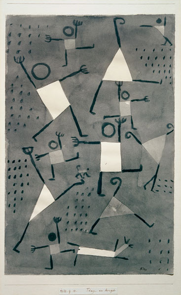 Taenze vor Angst, 1938,90. a Paul Klee