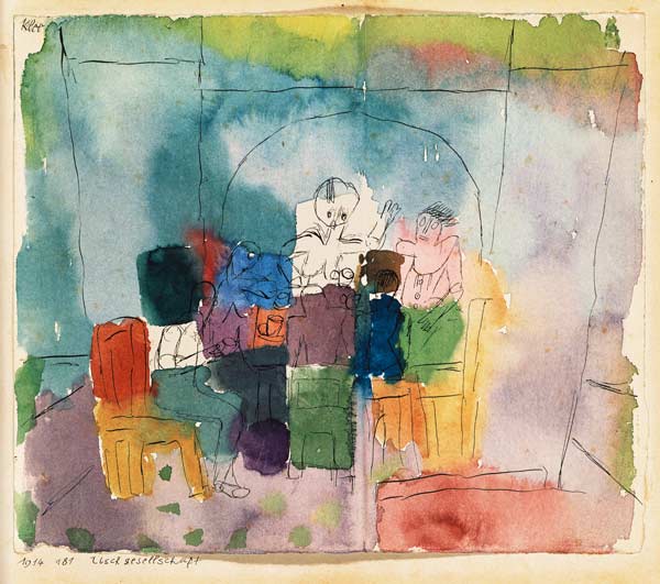 Tischgesellschaft a Paul Klee