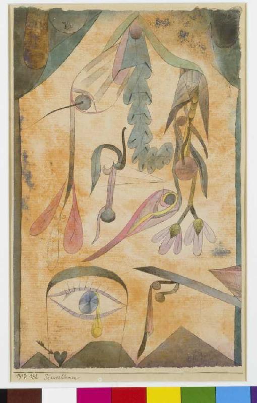 Mourning flowers a Paul Klee
