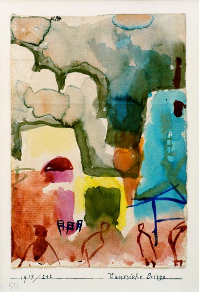 Schizzo tunisino, 1914.212. a Paul Klee
