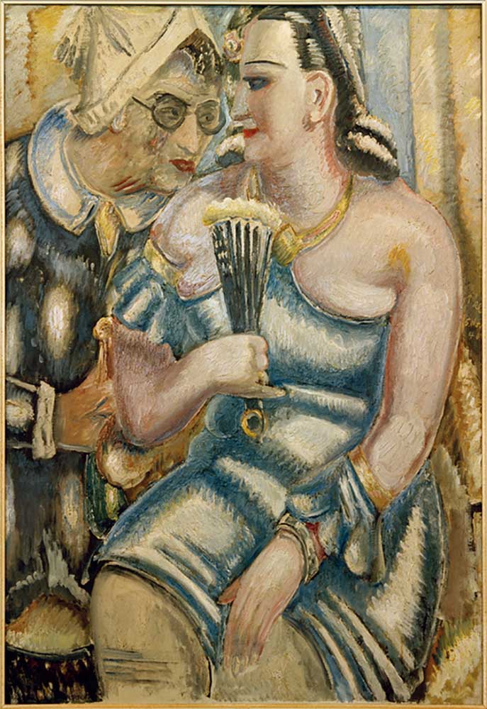 The painter and his wife in carnival costume a Paul Kleinschmidt