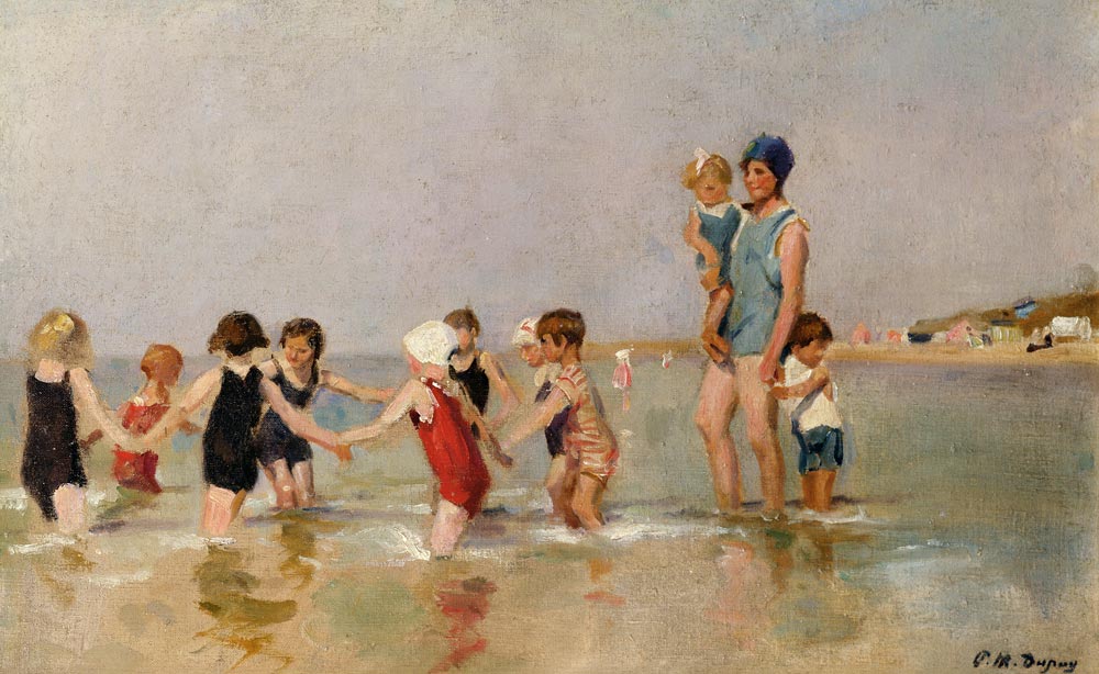 Children Bathing a Paul Michel Dupuy