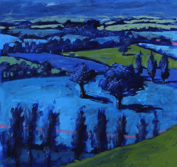 Blue landscape a Paul Powis