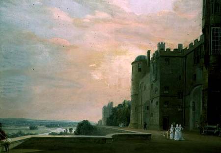 Windsor Castle: North Terrace a Paul Sandby