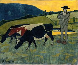 Smallholder with three cows a Paul Serusier