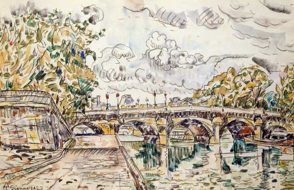 The Pont Neuf, Paris a Paul Signac