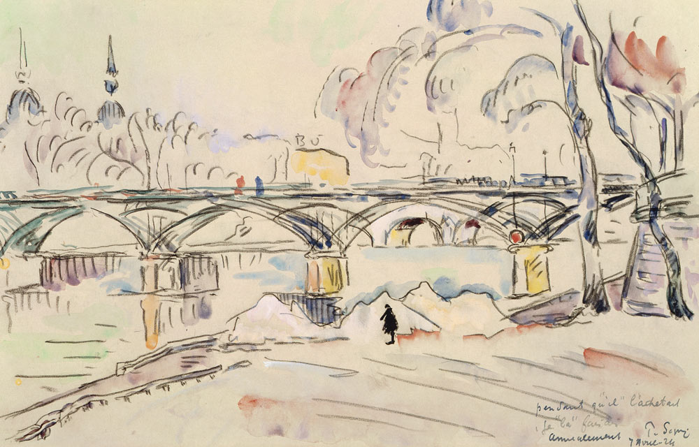 The Pont des Arts a Paul Signac