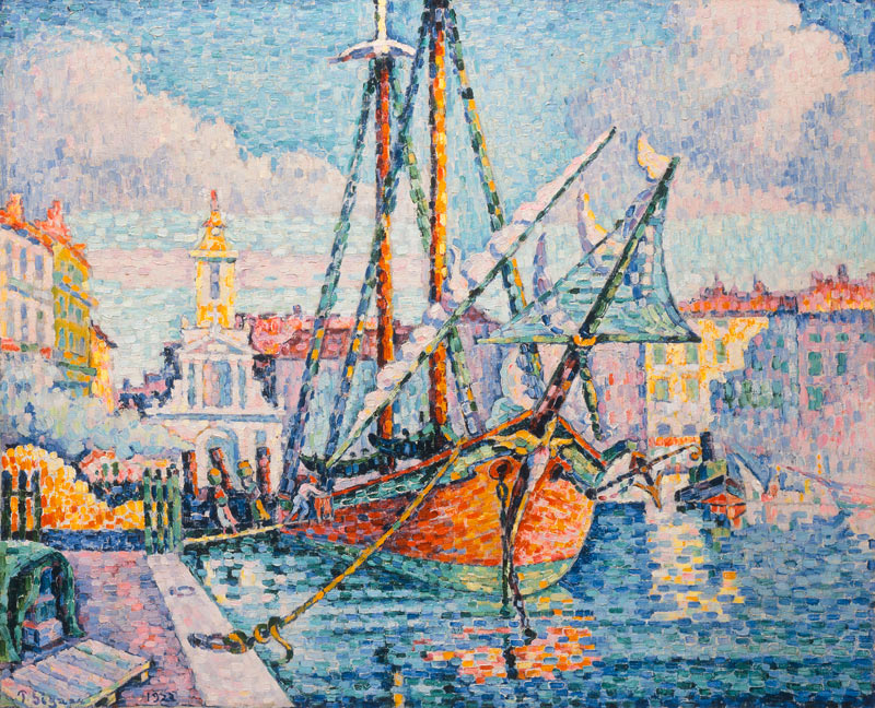 The Port, 1923 (oil on canvas) a Paul Signac