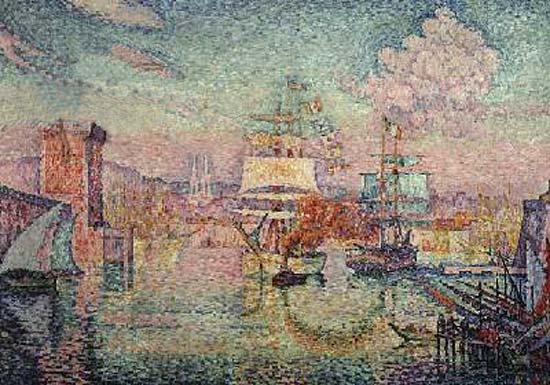 Entrance to the Port of Marseille a Paul Signac