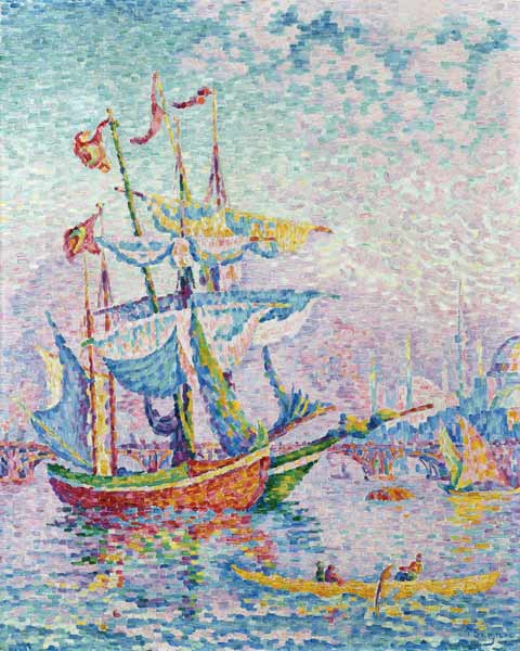 The Golden Horn. The Bridge a Paul Signac