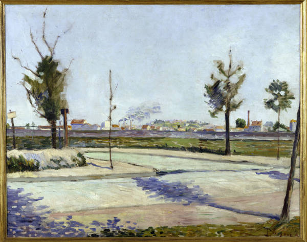 P.Signac, Road to Gennevilliers / 1883 a Paul Signac