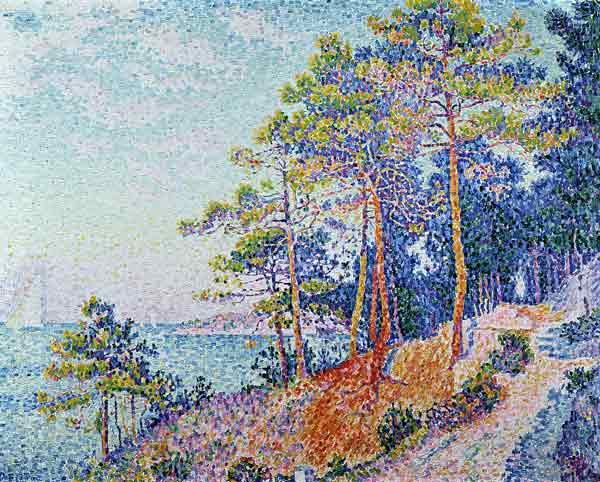 St. Tropez, the Custom's Path, 1905 a Paul Signac
