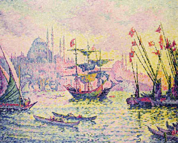 View of Constantinople a Paul Signac