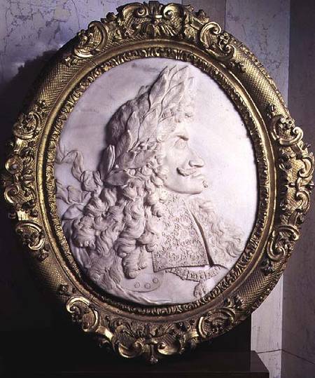 Leopold I King of Hungary and Holy Roman Emperor (1640-1705) relief portrait a Paul  Strudel