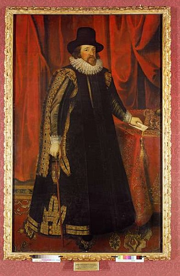 Sir Francis Bacon (1561-1626) Viscount of St. Albans a Paul van Somer