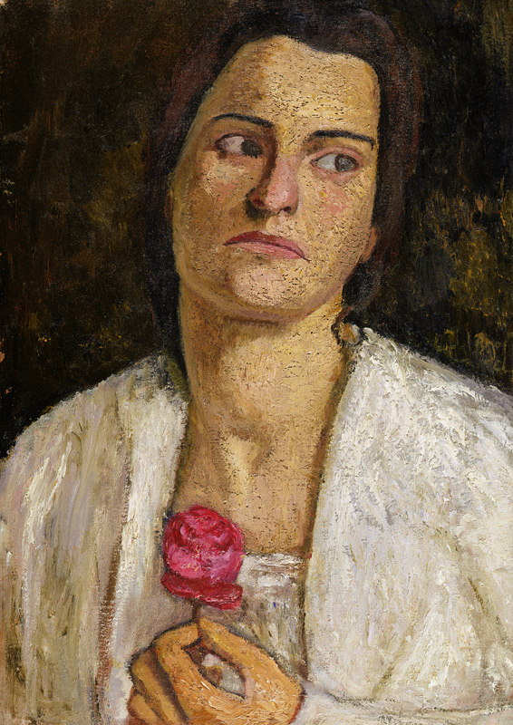 Portrait Clara Rilke of Westhoff a Paula Modersohn-Becker
