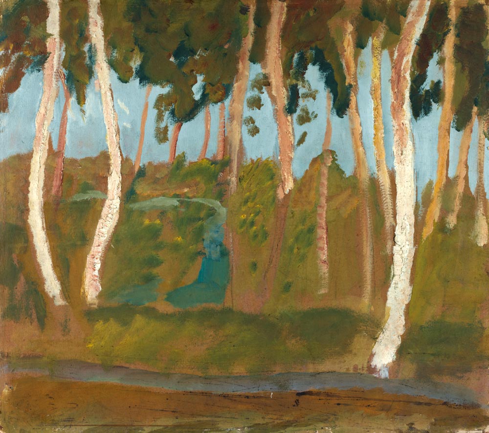 Birch Trees a Paula Modersohn-Becker