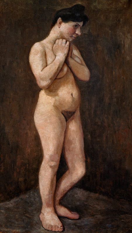 Standing Female Nude a Paula Modersohn-Becker