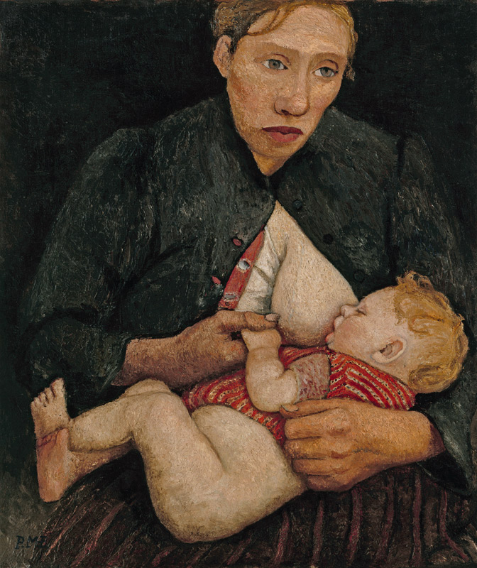 Suckling Mother a Paula Modersohn-Becker