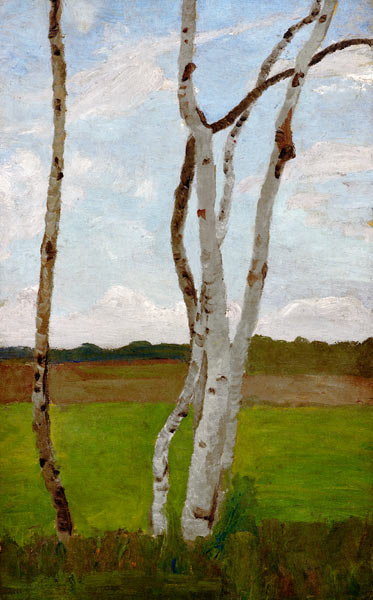 Tronchi di betulla a Paula Modersohn-Becker